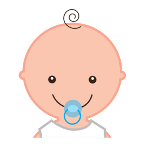 illustratie van een baby