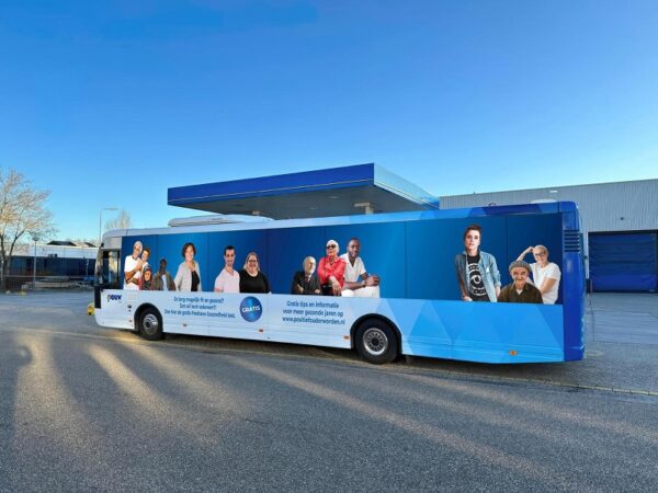een bus van de geegeedee