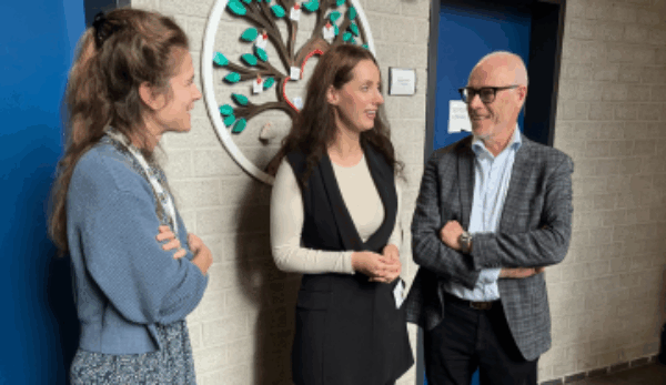 Simone Kukenheim, Rina Ramidani, wethouder Hans wijnants
