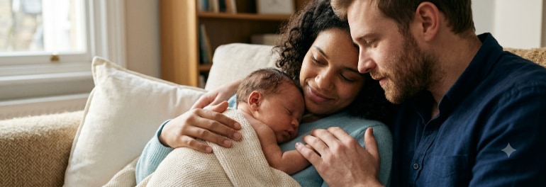 Ouders met baby